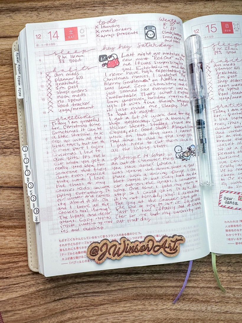 Another Daily Hobonichi Spread
