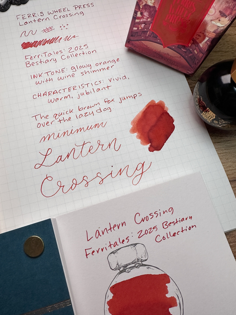 Lantern Crossing FWP Ink Swatching