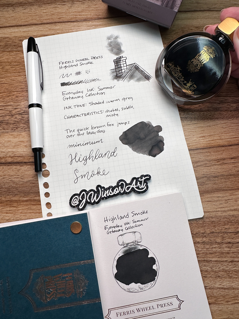 Highland Smoke FWP Ink Swatching